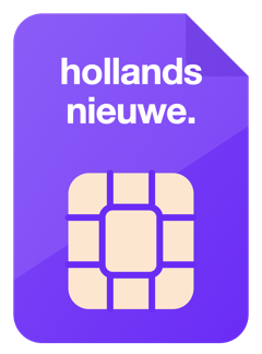 Simkaart van hollandsnieuwe