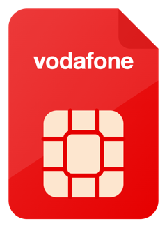 Simkaart van Vodafone